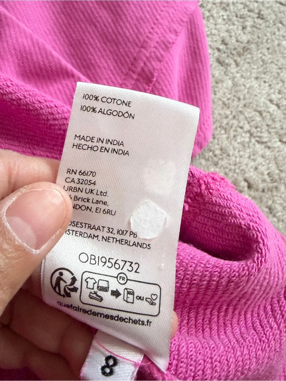 Pilcro Women’s Sleeveless Hoodie Sweatshirt V-Neck in Pink S
